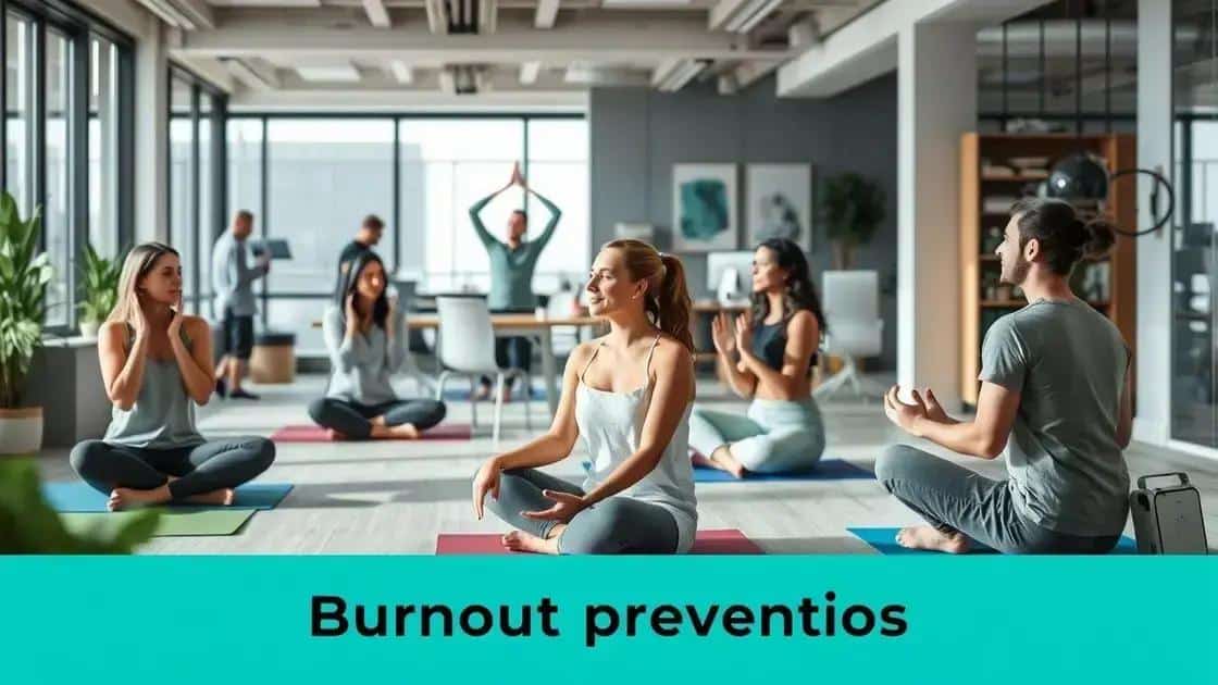 Latest trends in burnout prevention programs