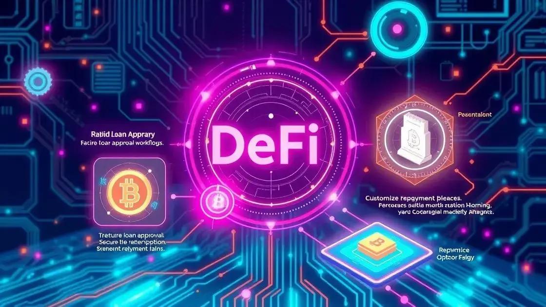 Key features of new defi loans