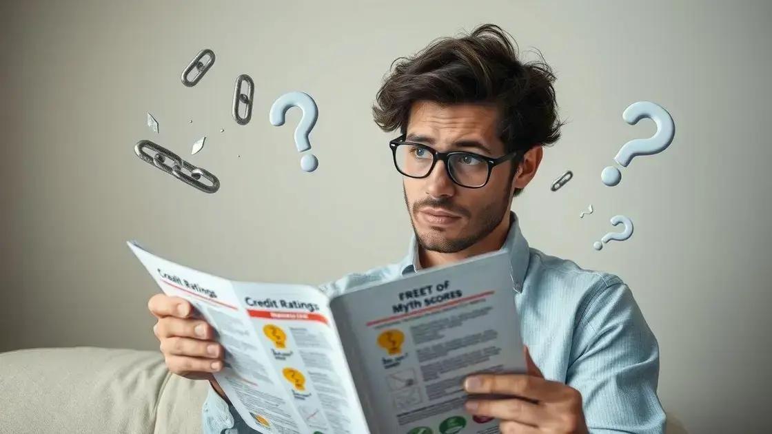 common misconceptions about credit scores